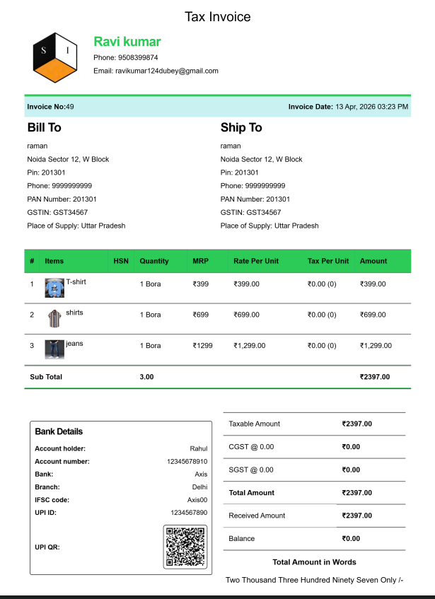 Modern Garment Bill