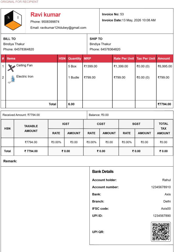 GST Bill